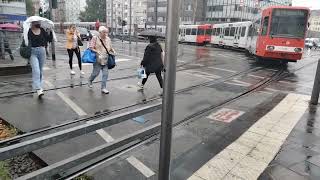 Tramverkehr am Kölner Barbarossaplatz Mit K4000/4500/5000/22/23/24 SWB B-Wagen