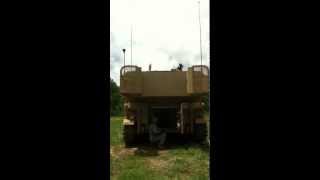 preview picture of video 'Firing the M109A6 Paladin at Camp Shelby with the 2nd Batt. 114th!'