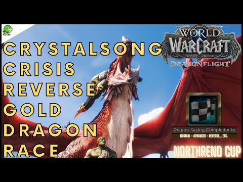 WoW Dragonflight Crystalsong Crisis Reverse Gold Dragonriding Race