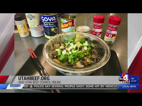 Utah Beef Council - Steak and Bean enchilada Rice Bowls