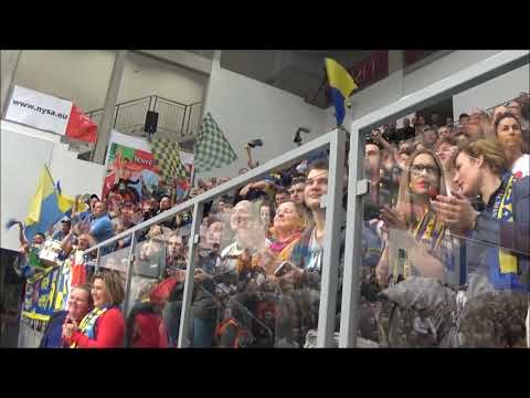 Doping kibiców Stali Nysa na meczu z Onico