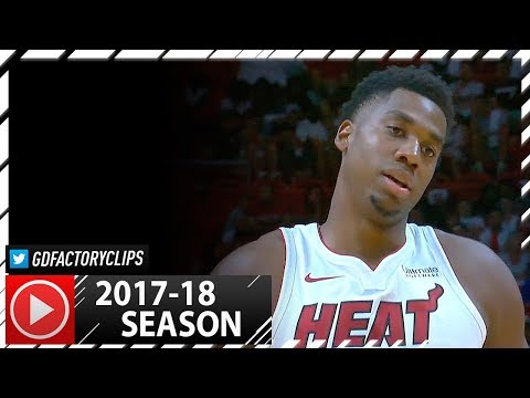 Hassan Whiteside Full PS Highlights vs Hawks (2017.10.01) - 8 Pts, 11 Reb in 19 Min!
