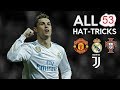 Cristiano Ronaldo All 53 Hat Tricks in Career 2008-2019