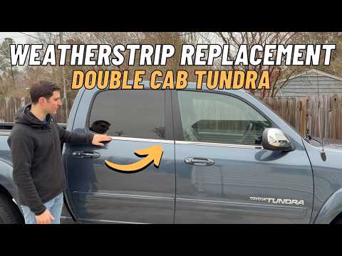 Refreshing the Window Weatherstrip on my DC Tundra