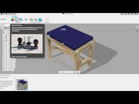 Simple ray trace rendering in Fusion 360
