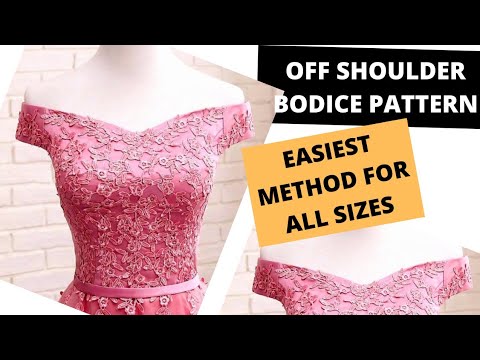 How to Make Perfect Off Shoulder Top Pattern | Off...