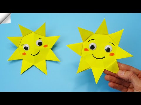 How To Make Paper Sun Easy paper crafts