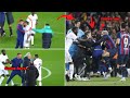 Dani Carvajal Fight with Barca Player Arnau Tenas | Players had to separate them