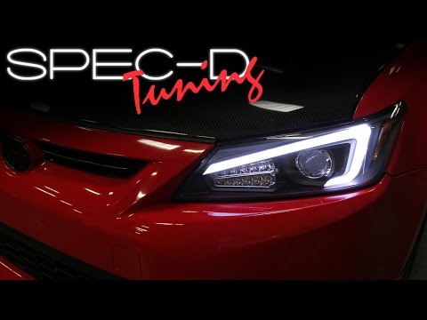 SPECDTUNING INSTALLATION VIDEO: 2011-2013 SCION TC PROJECTOR HEADLIGHTS