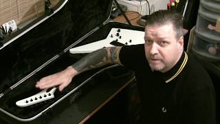 Video thumbnail for Edwards [ESP Japan] E-EX-125D Explorer: Complete re-finish [MIJ] 01... by The Guitar Medic [CANADA]