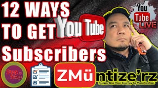 12 Ways to get Subscribers on Youtube | 1K subscribers Fast | Youtube subscribers Hacks 2021