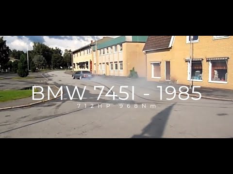 BMW 745i TURBO -1985 | Wife not too happy | 618whp 848wnm