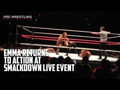 Emma Returns To Action At Smackdown Live Event #WWEPhoenix (VIDEO)