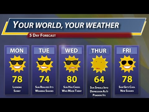 5日間の天気予報 (5 Day Weather Forecast)