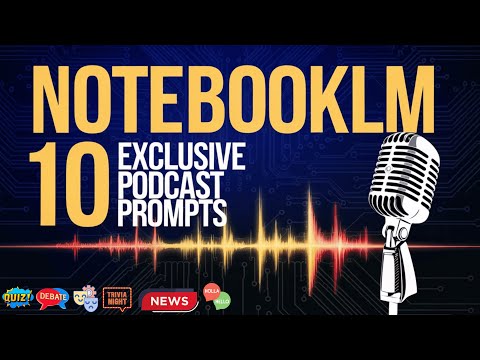 10 UNIQUE ways to customize your NotebookLM Podcasts!