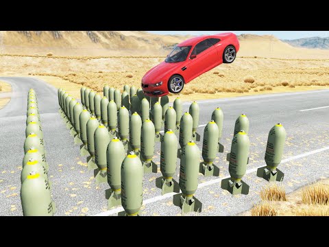 Cars Vs Nuclear Bombs |Cars Vs Dangerous Nuclear Bombs |  Beamng Drive | Beamng Tuf 🚓🚗🔥🔥