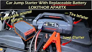 NEW Car Jump Starter With Replaceable Battery Pack | LOKITHOR ApartX Jump Starter