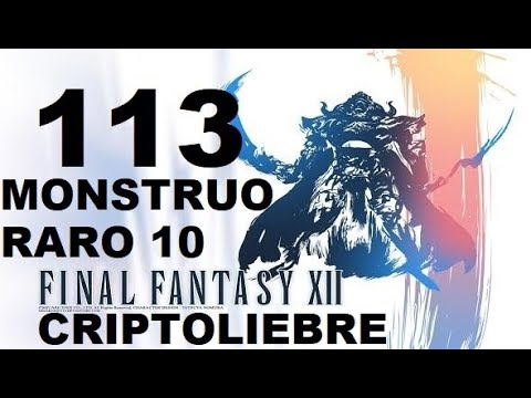 FINAL FANTASY XII  parte 113 CRIPTOLIEBRE/CRYPT BUNNY (monstruo raro 10 de 80)