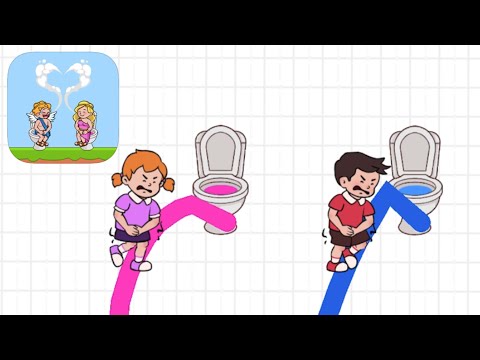 Toilet Rush: Pee Master - All Levels Gameplay Android, iOS - YouTube