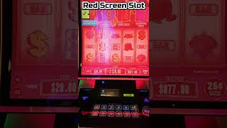 Playing the Red Screen Slot Machine for BIG WINS