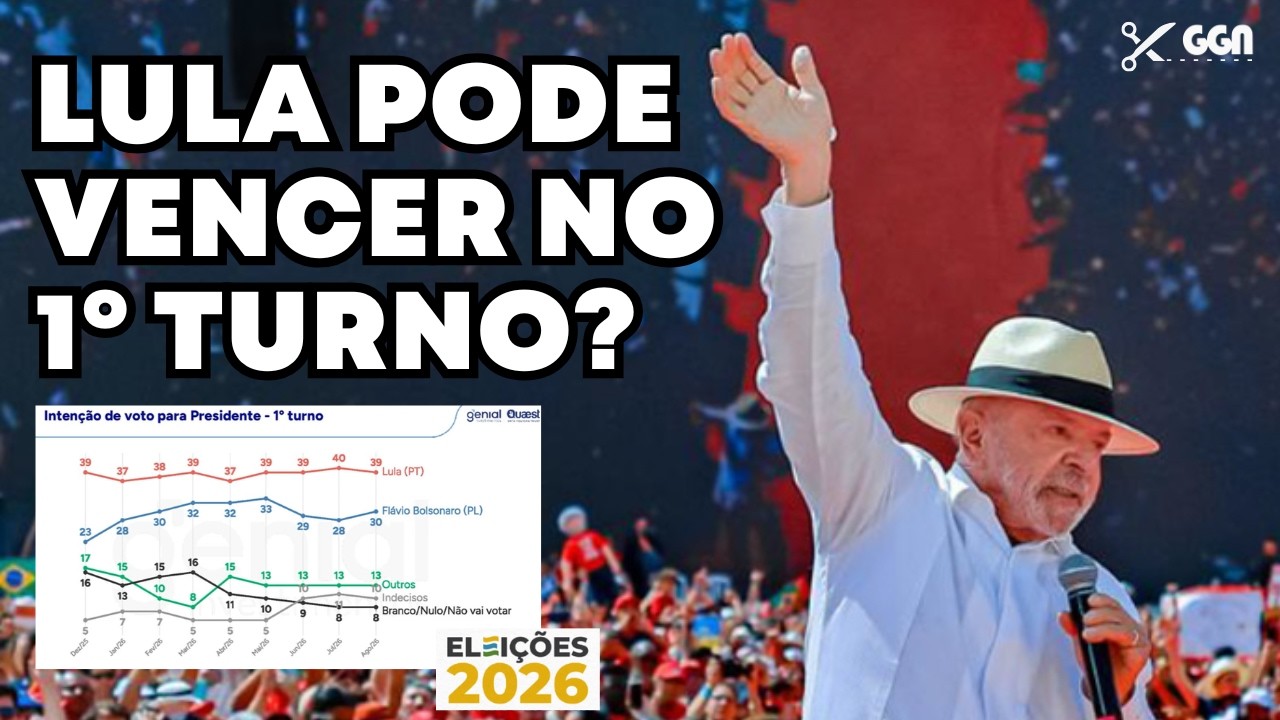 LULA PODE GANHAR NO 1º TURNO A ELEIÇÃO 2026? O QUE DIZEM AS PESQUISAS