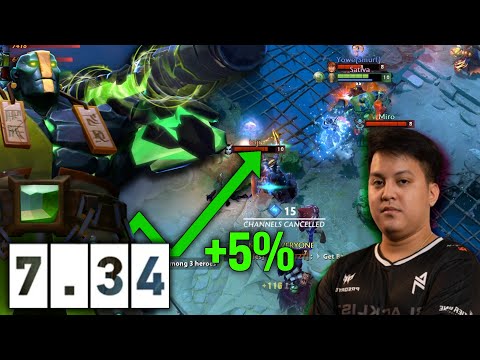 T1.Karl 7.34 Earth Spirit Is OP Now Mid Lane 18 Kills | Dota 2 Pro Gameplay