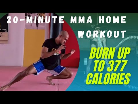 20-MINUTE MMA HOME WORKOUT | Burn up to 377 Calories!