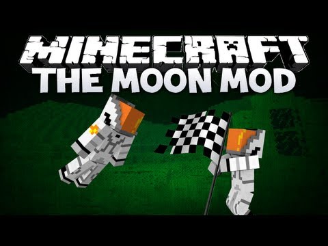 Minecraft: The Moon mod - SPACE SHUTTLES, 0 GRAVITY &...