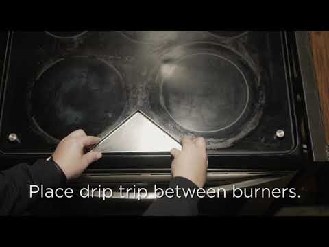 Flat Top Grill Setup on Glass Ceramic Range Stove