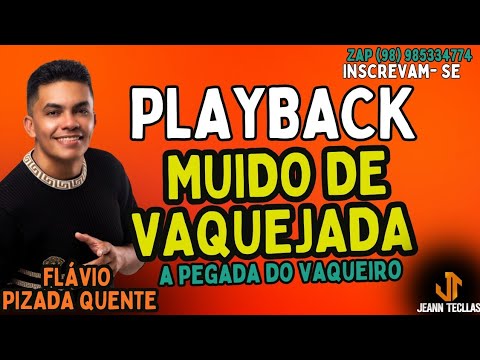 PLAYBACK MUIDO DE VAQUEJADA - A PEGADA DO VAQUEIRO - RITMO PISEIRO #forro2025 #karaoke 