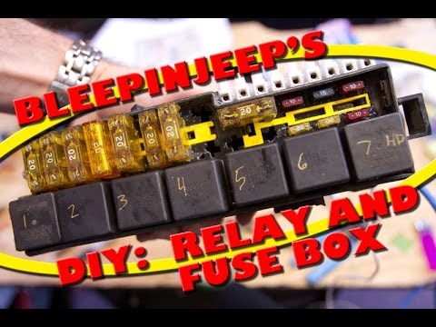BleepinJeep's DIY:  Relay and Fuse Box Video
