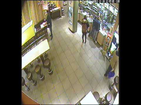 Videosequenz McDonald's nach versuchten Anschlag