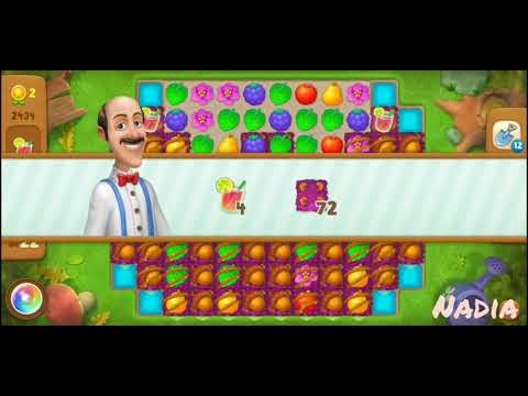 Gardenscapes Level 2434. No Boosters used