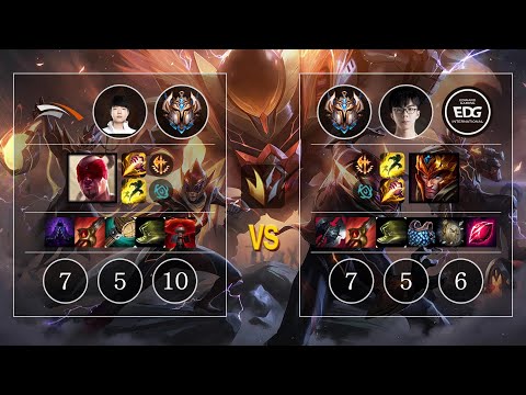 HLE Haru Lee Sin vs EDG JunJia Jarvan IV Jungle - KR Patch 10.12
