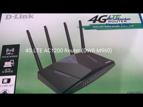 D-Link | 4G Cat 6 AC1200 Maršrutizatorius | DWR-960 | 802.11ac | 10/100/1000 Mbit/s | Ethernet LAN (RJ-45) jungtys 2 | Mesh Support No | MU-MiMO Yes | No mobile broadband | Antenna type 2xExternal video