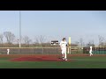 Pitching in HS Game