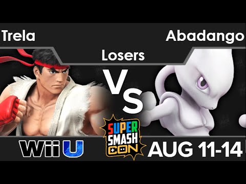 SSC16  - PG | Trela (Ryu) vs Abadango (Mewtwo) Losers - Smash 4