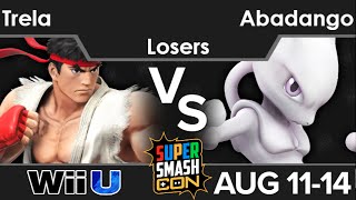 SSC16 - PG | Trela (Ryu) vs Abadango (Mewtwo) Losers - Smash 4