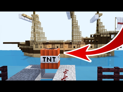 TNT WARS - НА КОРАБЛЯХ - САМЫЙ ПОТНЫЙ БОЙ - БИТВА ЗА КРОВАТИ! В МАЙНКРАФТЕ - МНОГО ТНТ