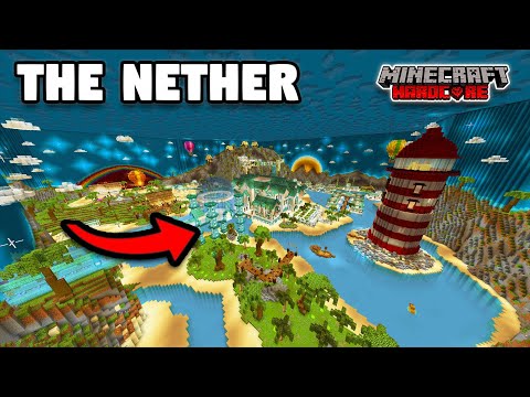 Insane Hardcore Minecraft: Nether to Ocean Transformation