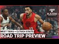 Where Do The Trail Blazes Rank In The Western Conference Road Trip Preview Portland Clutch Stats