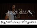 'S Wonderful - Coleman Hawkins transcription