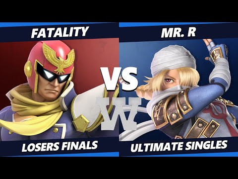 ULTIMATE WANTED 3 Losers Finals - Mr. R (Snake, Sheik) Vs. Fatality (Captain Falcon) SSBU Ultimate