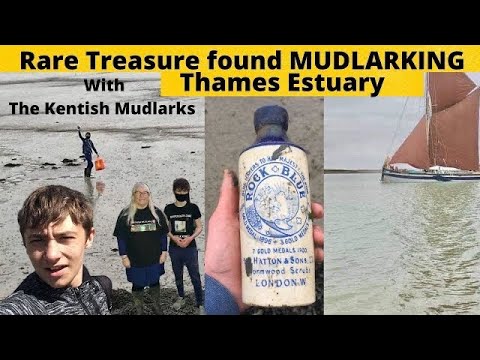 Rare TREASURES found Mudlarking The Thames Estuary with The Kentish Mudlarks! Jan 2022