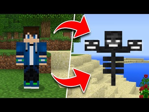 How to Turn Into ANY MOB in Minecraft Tutorial! (Pocket Edition, Xbox, PC)
