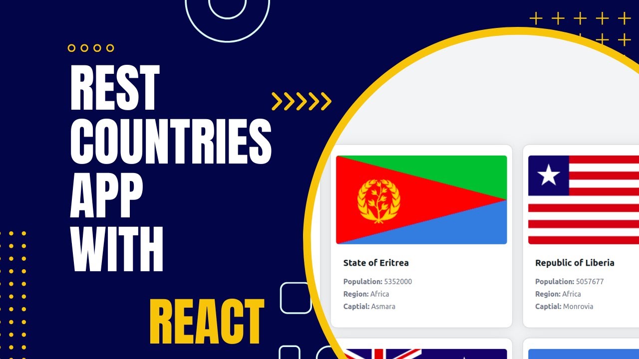Rest Countries: Building a Single Page Responsive App with React, Vite, and Tailwind CSS | Tutorial