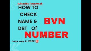 How To Check BVN Date of Birth & Full Details in your phone (2022)