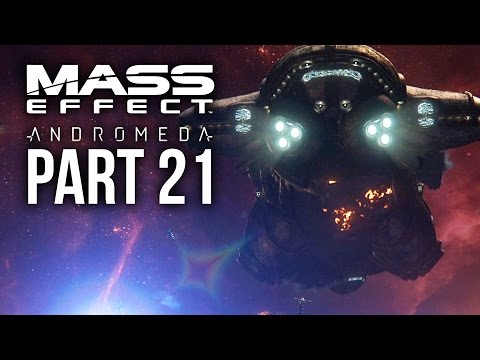 MASS EFFECT ANDROMEDA Walkthrough Part 21 - THE JOURNEY TO MERIDIAN (Female) Full Game