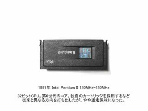 製品で見るCPUの歴史