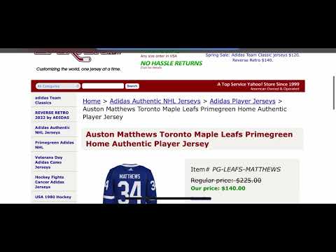 Dont Buy Hockey Jerseys from Dicks Sporting Goods